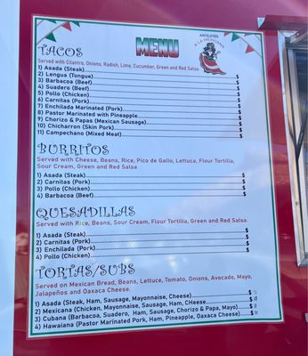 Menu photo 3 Antojitos La Mexicana Annapolis, MD