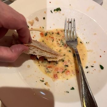 The Mill - Well, the delicious Berkshire bread came in handy to sop up that buttery sauce! - New American Near Me - South Egremont, Massachusetts