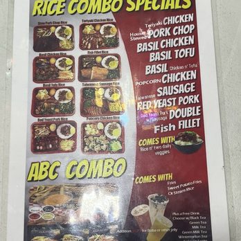 Bobamia - Backside Menu - Taiwanese Near Me - Rowland Heights, California