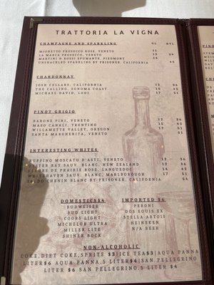 Menu photo 6 Trattoria La Vigna Galveston, TX Menu photo 6 Trattoria La Vigna Galveston, TX