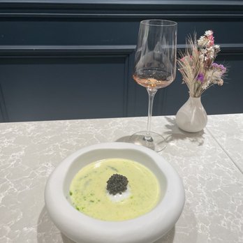 Huso - Potato & Leek Soup - Wine Bars Near Me - New York, New York Huso - Potato & Leek Soup - Wine Bars Near Me - New York, New York