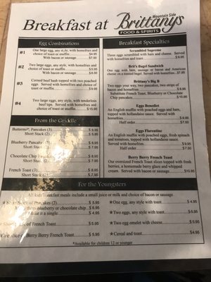 Menu photo 3 Brittany's Food and Spirits Lincoln, NH
