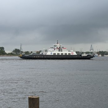 St. Johns River Ferry - Watching the St. Johns River Ferry from the north side of the river - Public Transportation Near Me - Atlantic Beach, Florida