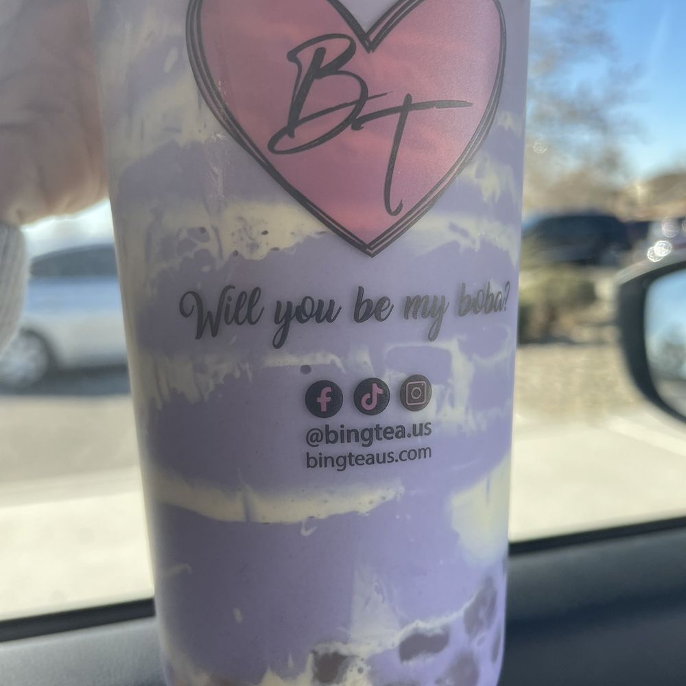 Bing Tea - Taro - Desserts Near Me - Albuquerque, New Mexico