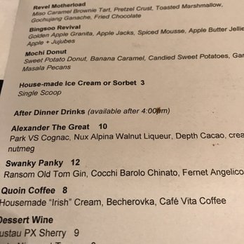 Revel - Dessert menu - Korean Near Me - Seattle, Washington Revel - Dessert menu - Korean Near Me - Seattle, Washington