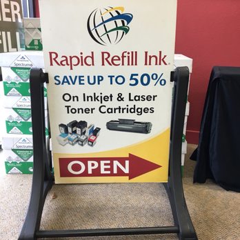 rapid refill ink locations