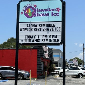 Ululani´s Hawaiian Shave Ice - Marquee - Shaved Ice Near Me - Seminole, Florida Ululani´s Hawaiian Shave Ice - Marquee - Shaved Ice Near Me - Seminole, Florida