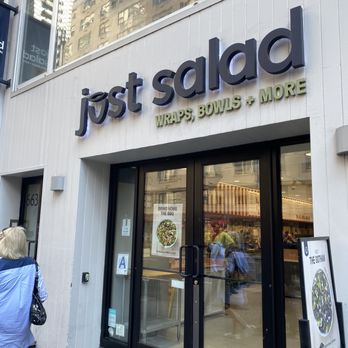 Just Salad - Front of the cafe - Salad Near Me - New York, New York Just Salad - Front of the cafe - Salad Near Me - New York, New York