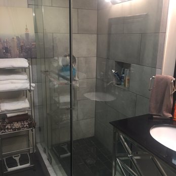 Glass Solutions - 1/2 '' inch shower door on pivot hinges - Windows Installation Near Me - Los Angeles, California
