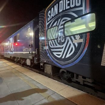 North County Transit District - NCTD - Coaster train at Encinitas station - Public Transportation Near Me - Oceanside, California North County Transit District - NCTD - Coaster train at Encinitas station - Public Transportation Near Me - Oceanside, California