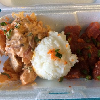 Fresh Catch - Spicy Salmon and Firecracker Ahi Poke bowl - Hawaiian Near Me - Honolulu, Hawaii