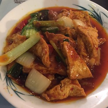M&L Chinese Restaurant - Fried tofu in housemade spicy sauce - pretty good! - Chinese Near Me - Dublin, D