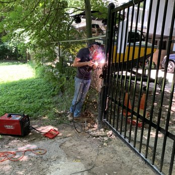 Integrity Automatic Gates - Magnetic lock installation for single swing gate - Fences & Gates Near Me