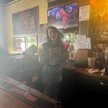 Fort Thomas Pizza & Tavern - Sara Flora is about to pour a shot of screwball. - Pizza Near Me - Fort Thomas, Kentucky Fort Thomas Pizza & Tavern - Sara Flora is about to pour a shot of screwball. - Pizza Near Me - Fort Thomas, Kentucky