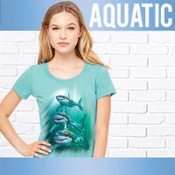 Line of beautiful under water designs