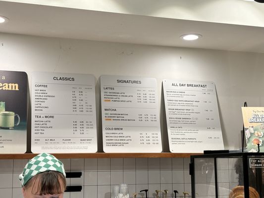 Menu photo 1 Blank Street Boston, MA