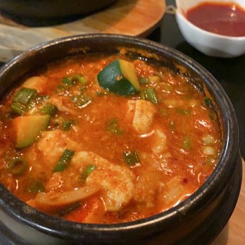 Modoo Restaurant - Soft Tofu Stew, not too spicy. - Korean Near Me - Lynnwood, Washington