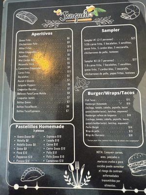 Menu photo 1 El Jangueito Manatí, PR