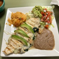 Cilantro Mexican Grill - Stuffed grilled chicken (sauce on side)