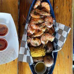 The Blind Tiger Biloxi Beach - Shrimp Sampler Platter