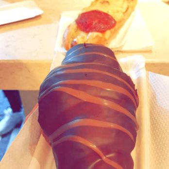 Rene's Croissants - chocolate croissant.. the chocolate is a bit hard on the inside.. but i loved it! - Bakeries Near Me - Amsterdam, New Hampshire