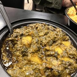 Biryani House Restaurant - Aloo Palak = Spinach with Potatoes  2-21-2025