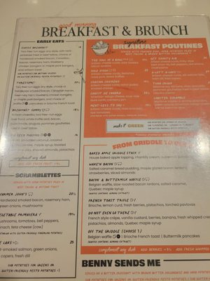Menu photo 1 OEB Breakfast - Downtown Calgary, AB