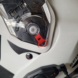 The red piece can break, mine did. The red piece can break, mine did.