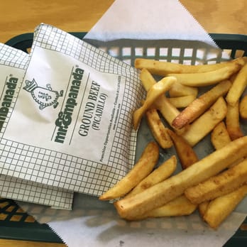 Mr Empanada - No value here any more... you barely get fries, they give you less and less and charge more.  Its a God damn shame. - Empanadas Near Me - Tampa, Florida