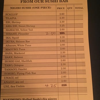 Camon Japanese Restaurant - Prices 2 - Japanese Near Me - Columbia, South Carolina