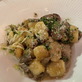 Claudette - Gnocchi with mushroom ragu. Portion was small for my taste but the gnocchi itself delicious. More Parmesan would have been nice - French Near Me - New York, New York Claudette - Gnocchi with mushroom ragu. Portion was small for my taste but the gnocchi itself delicious. More Parmesan would have been nice - French Near Me - New York, New York