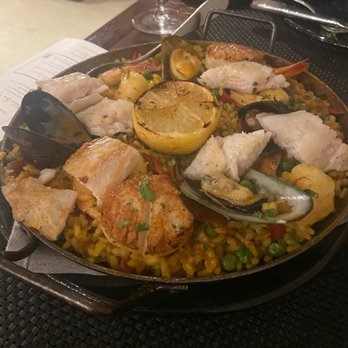 Bolero Restaurante - Seafood and chorizo paella - Tapas/Small Plates Near Me - Temecula, California