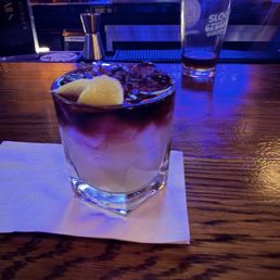 New York Sour (whiskey sour with a red wine float) New York Sour (whiskey sour with a red wine float)