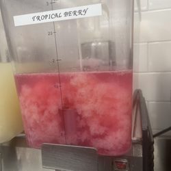 Wendy's - The lemonade being sold to customers