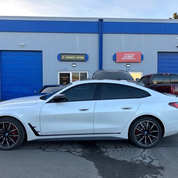 YS Window Tinting - 2023 bmw i4, 70% windshield, 35% all around. - Car Window Tinting Near Me - Santa Clara, California YS Window Tinting - 2023 bmw i4, 70% windshield, 35% all around. - Car Window Tinting Near Me - Santa Clara, California