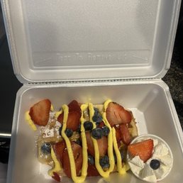 Blueberry Lemon Supreme, add strawberries