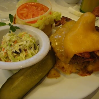 Cafe 50's - double deluxe cheese burger with bacon - Diners Near Me - Los Angeles, California