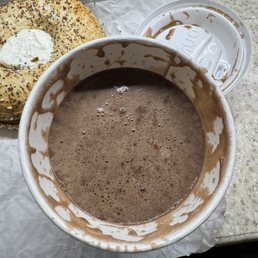 My hot chocolate was only half filled My hot chocolate was only half filled