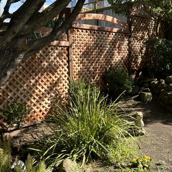 Two Generations Landscaping - Each panel, arch, kkckboards and trim were created individually to exactly fit the contour of the incline in our yard. - Irrigation Near Me - Daly City, California
