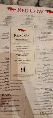 Menu photo 1 Red Cow North Loop Minneapolis, MN