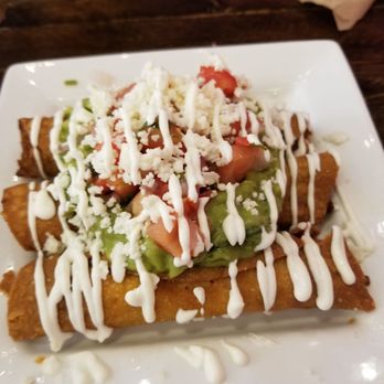 Cantina Louie - Chicken Taquitos!!! Sooo good! Half price during happy hour! - Mexican Near Me - Fernandina Beach, Florida Cantina Louie - Chicken Taquitos!!! Sooo good! Half price during happy hour! - Mexican Near Me - Fernandina Beach, Florida
