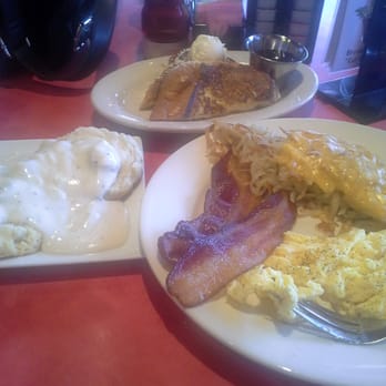 The Egg Bistro - Harvest 2-bacon, 2 eggs (scrambled), hash browns (topped w/cheese), biscuit and 1/2 order of french toast. Side order of gravy. - Breakfast & Brunch Near Me - Chesapeake, Virginia The Egg Bistro - Harvest 2-bacon, 2 eggs (scrambled), hash browns (topped w/cheese), biscuit and 1/2 order of french toast. Side order of gravy. - Breakfast & Brunch Near Me - Chesapeake, Virginia