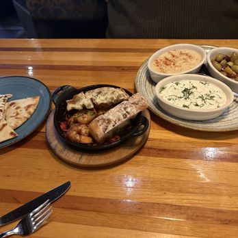 Mediterrano - Mezze, tzatziki, Bowl of Marinated Olives, hummus - Mediterranean Near Me - Ann Arbor, Michigan