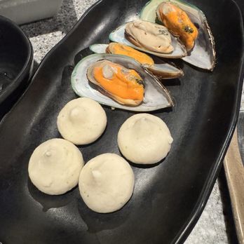 Heat Shabu - Fishball with Roe and Mussels - Japanese Near Me - Sacramento, California Heat Shabu - Fishball with Roe and Mussels - Japanese Near Me - Sacramento, California