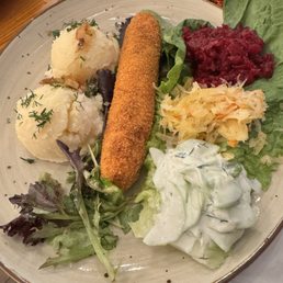 Polish chicken roll.
