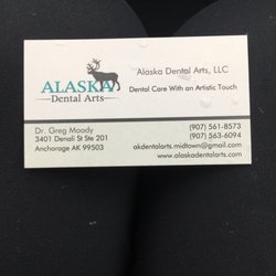 Alaska Dental Arts - Business cards
