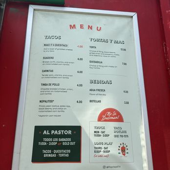 Paprika ATX - 4/18/2024 menu - Tacos Near Me - Austin, Texas Paprika ATX - 4/18/2024 menu - Tacos Near Me - Austin, Texas