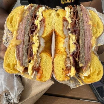 The Bagel Nook - The fatty on a doritos bagel - Bagels Near Me - Middletown Township, New Jersey