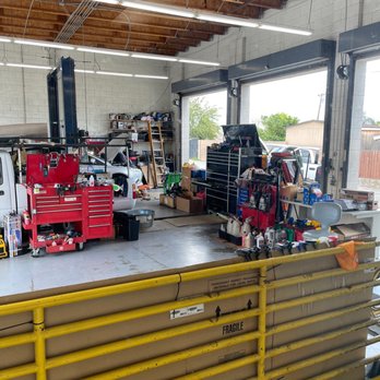 Jump Start Auto Services - Probably can't see my truck in the back right but the shop is fairly clean. - Auto Repair Near Me - Highland, California Jump Start Auto Services - Probably can't see my truck in the back right but the shop is fairly clean. - Auto Repair Near Me - Highland, California