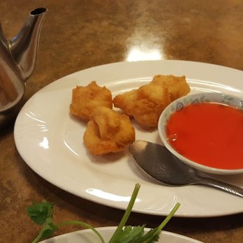 Thai Cuisine - Fried Shrimp and hot tea. - Thai Near Me - Tucson, Arizona Thai Cuisine - Fried Shrimp and hot tea. - Thai Near Me - Tucson, Arizona